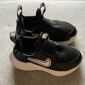 Nike Kids Black and White Slip-On Sneakers